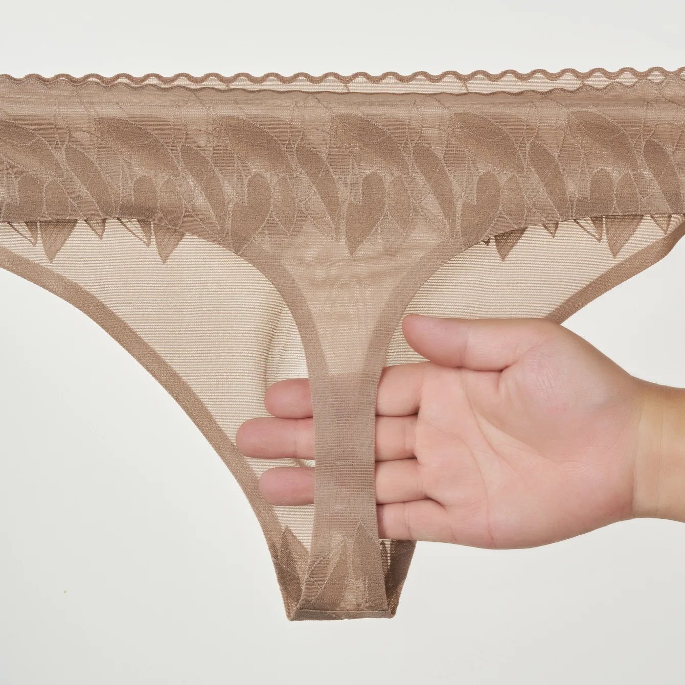 ثونغ من الحرير الجليدي للرجال مثير على شكل حرف U محدب الحقيبة g-سلسلة سيسي المثيرة ثلاثية الأبعاد الانتفاخ T الظهر الملابس الداخلية سلس سريعة الجافة شعور رائع الكلسون #5