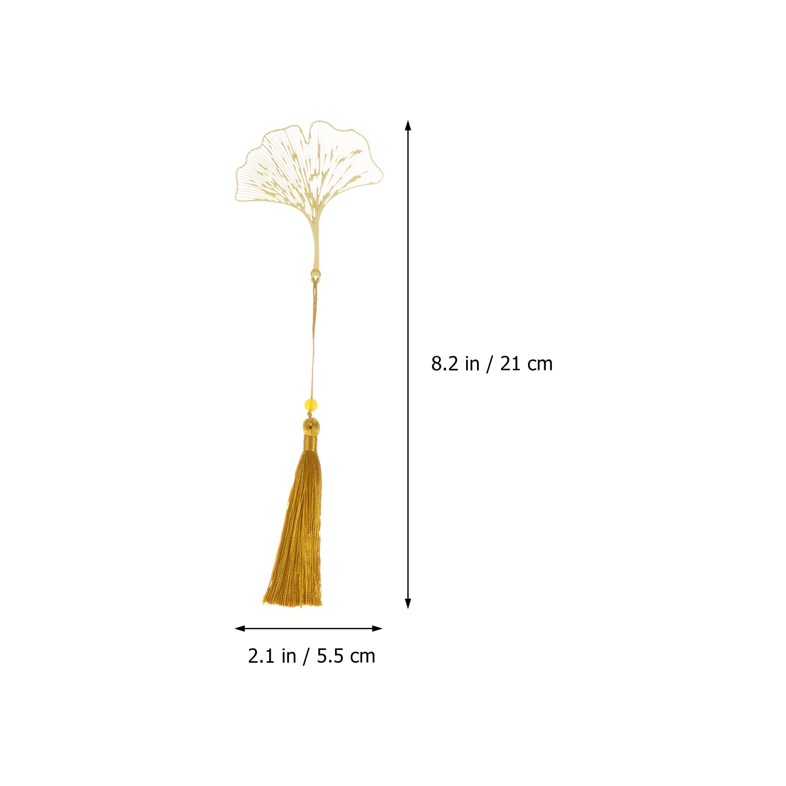 

3 Pcs Metal Leaf Bookmark Bookmarks Tassel Unique Seasonal Lover with