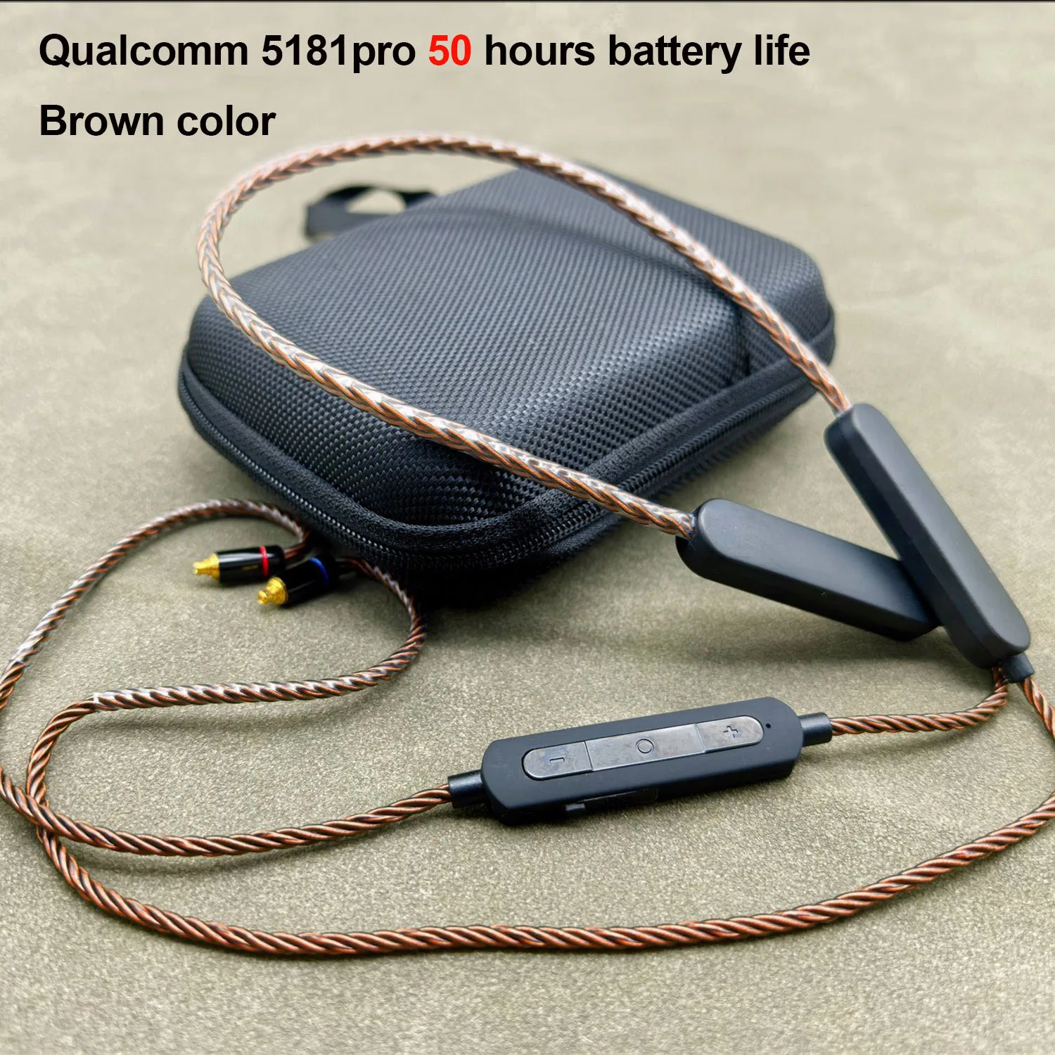 Qualcomm 5181pro Vlaggenschip Bluetooth Kabel Universele Platte kop MMCX 0.78 MM Upgrade Kabel 50/300 uur Batterijduur LDAC Voor IE900