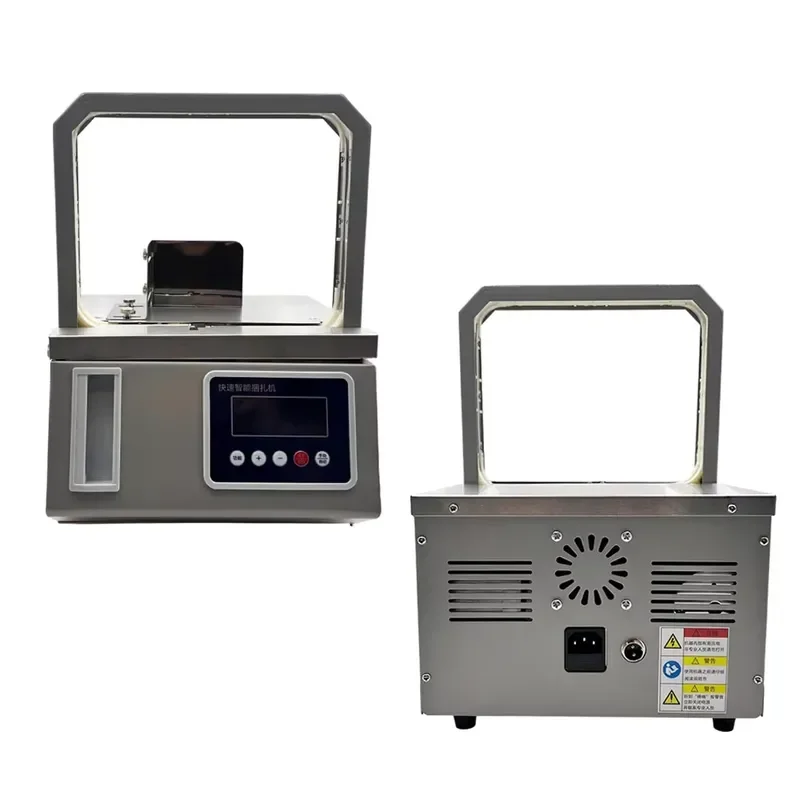 Courier Automatic Strapping Machine Table Top Banding Machine Induction Strapping Equipment for Packaging