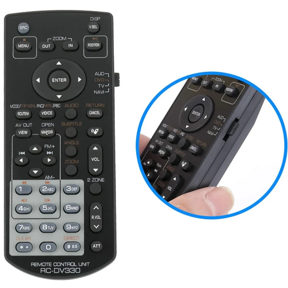 Car Audio/Video Player Remote Control For KENWOOD KVT-839DVD KNA-RCDV331 DDX3021 DDX3051 DDX516 RC-DV330 Controller Dropshipping