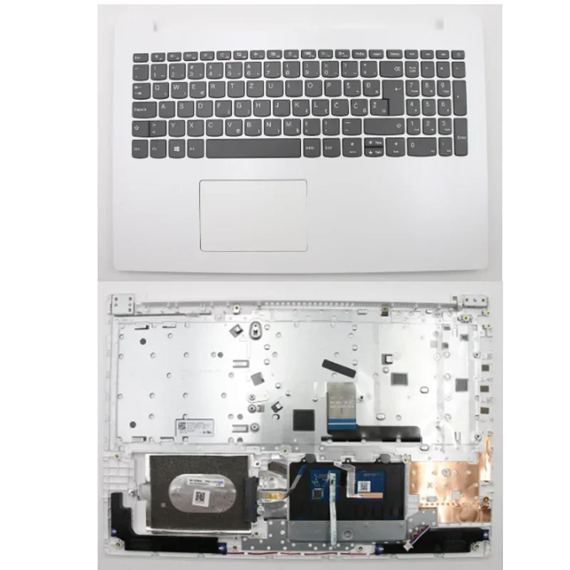 

New for Ideapad 330-15ARR Laptop Palmrest Upper Case ASM W/KB L81EY White Japanese 5CB0R34271 SLOVENIAN KB W/TOUCH 5CB0R26516