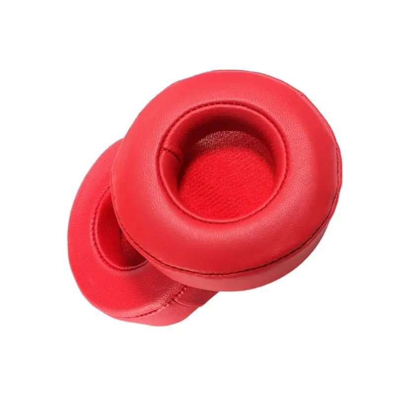 203A 1Pair Earpads Sheepskin Ear Pad Ear Cushions Cover Memory Foam Earmuffs for On Ear Headsets