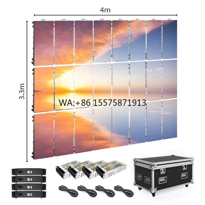 

Factory Direct Led Video Wall Outdoor Rental P2.6 P3.91 P4.81 Rental Led Screen Fixed Frame Rental Led Display Panel P2.97