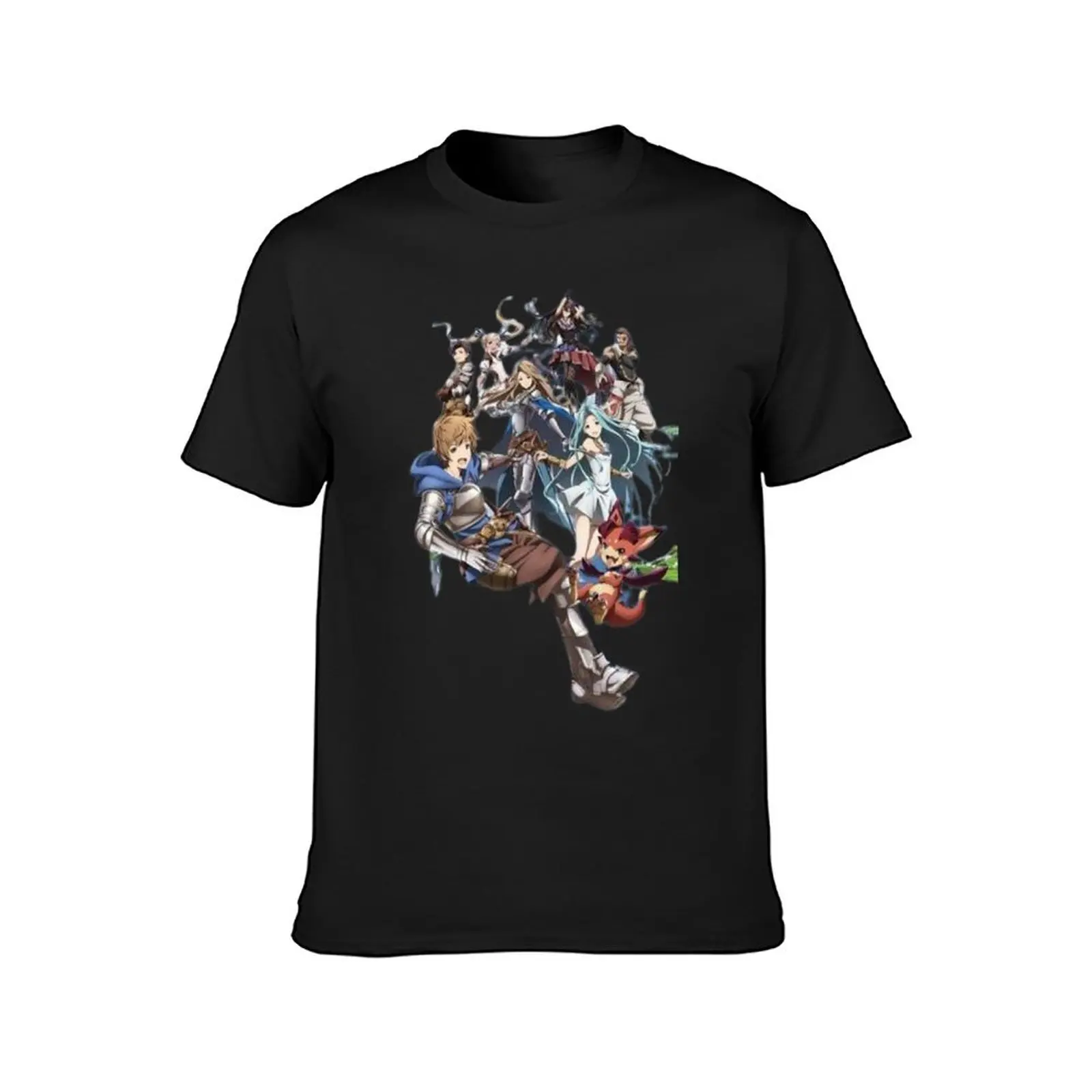 granblue fantasy T-Shirt Aesthetic clothing plus sizes oversizeds t shirt men