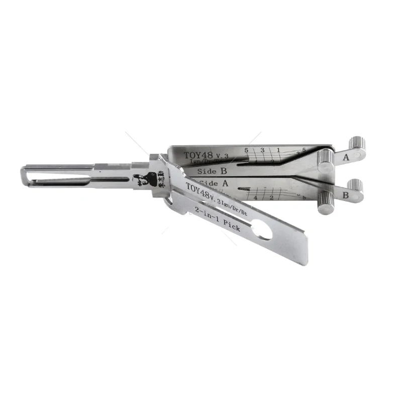 الأصلي Lishi 2 في 1 HU66 HU100 HON66 HU100R HU92 HY22 TOY2 TOY48 HU101 HU162T-8 lishi اختيار أداة فتح الباب أداة الفولاذ s #4