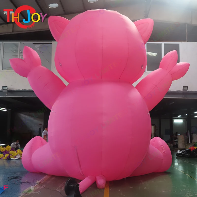 Modelo Inflável Gigante Porco Rosa, Cartoon Publicidade Infláveis, 8m, 26ft