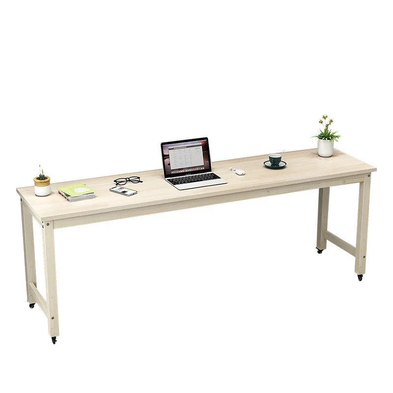 

Solid wood cross bed table removable lazy computer study simple bedside writing