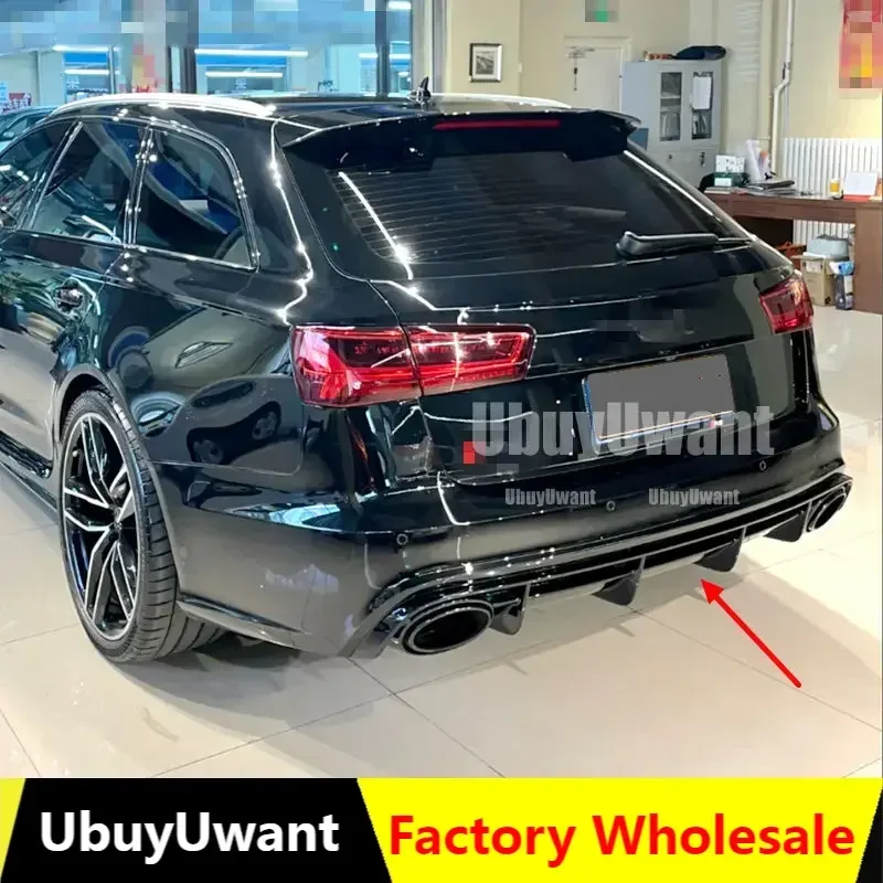 Für Audi A6 C7 C7.5 Standard Schrägheck Avant Touring /Limousine 2012 - 2018 Heckdiffusor Spoilerlippe Schutz