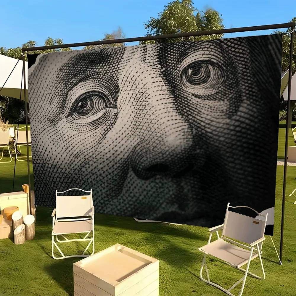 مضحك بنيامين فرانكلين الضريبة ديك العلم الديكور في الهواء الطلق نزهة حفلة الفن معلقة المنزل التخييم حفلة راية أعلى بوم الأكثر مبيعا #1