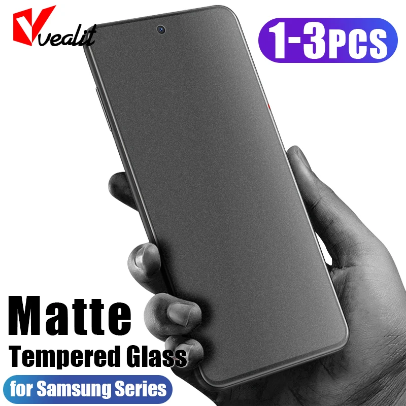 

10D Matte Frosted Tempered Glass For Samsung A05 A04 A03S A54 A53 A52S A51 A50 A73 A72 A71 A70 A34 A24 A14 A33 A23 A13 Glass
