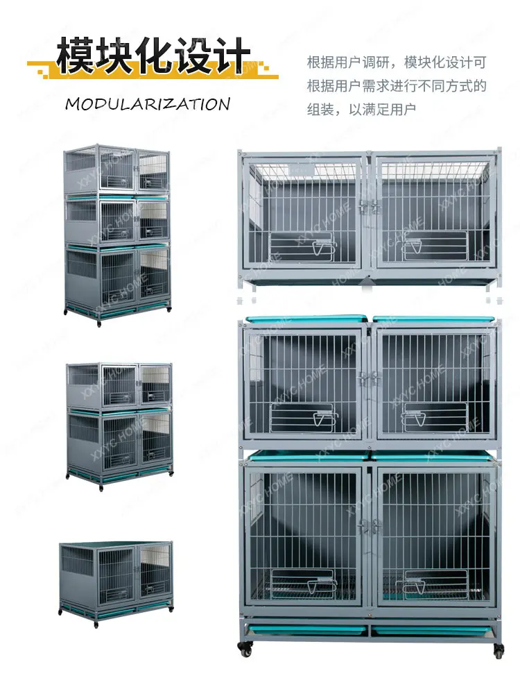 Pet Shop Foster Cage Isolation Dog Crate Cat Display Cage Indoor Commercial Glass Cat Cabinet Foster Care