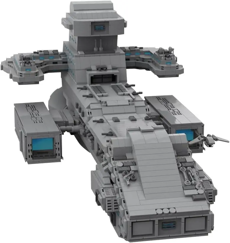 

MOC Stargated X-303 космический корабль, строительные блоки, игрушка, научно-фантастический фильм, космический корабль, модель «сделай сам», коллекционные кирпичи, подарок для фанатов, взрослых