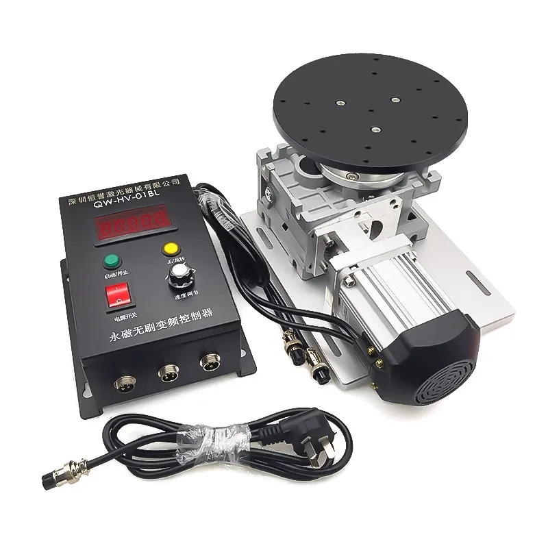 Поворотный стол с регулировкой скорости. Высокоскоростной вращающийся редуктор шестерни двигателя. Вращающийся приспособление. Приспособление для полировки и шлифования. Инструменты для проверки.