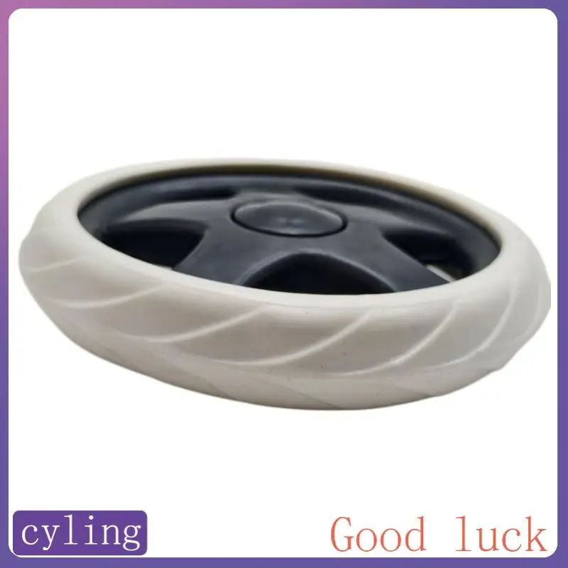Foam Wheels 15cm Diameter, 25kg Load Capacity, for 8mm Steel Rod, Replacement Tires for Folding Shopping Cart