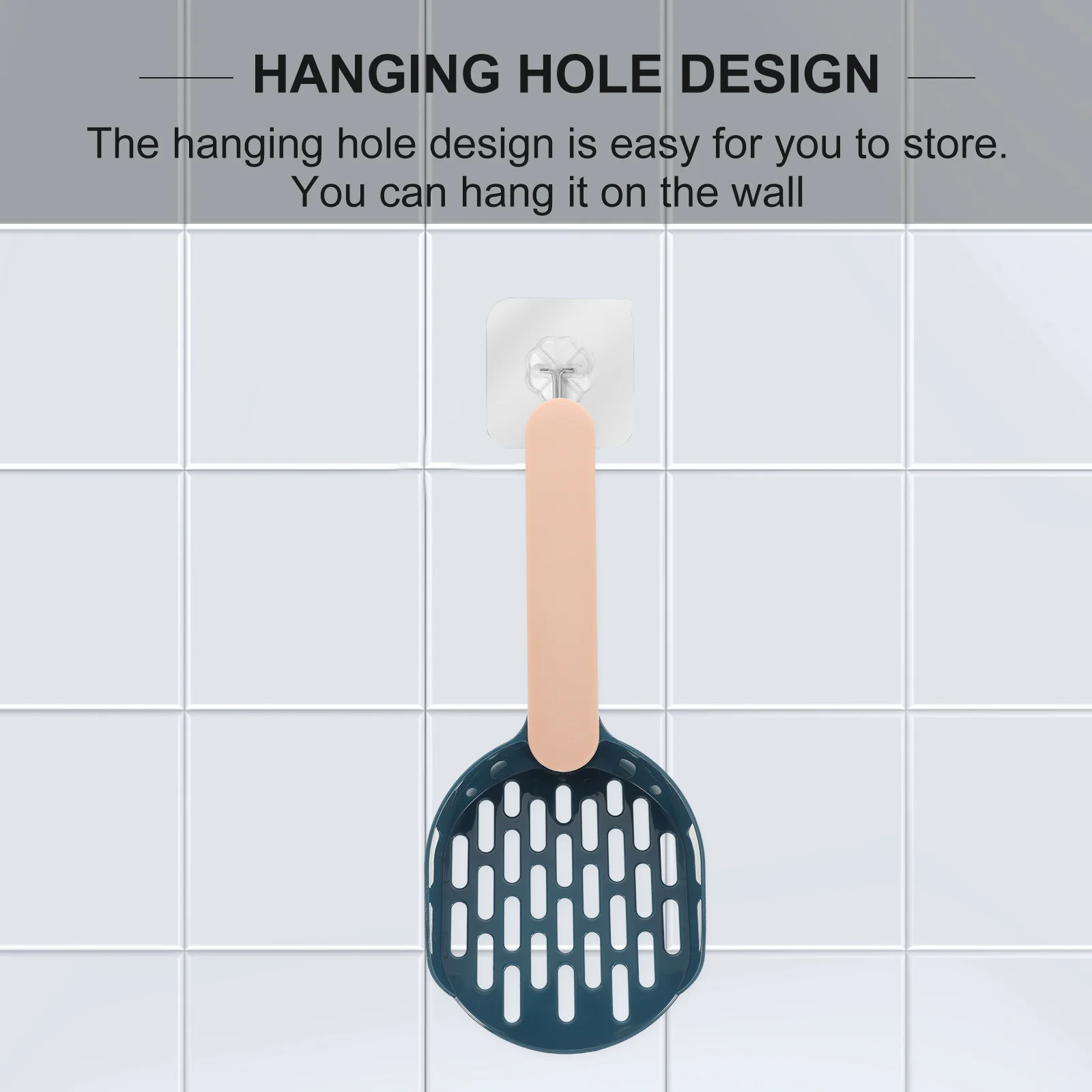 

1 set Cat Litter Scoop Heavy Duty Abs Wide Mouth For Easy Pet Waste Removal Large Litter Box Cleaning Tool With Holder Pet