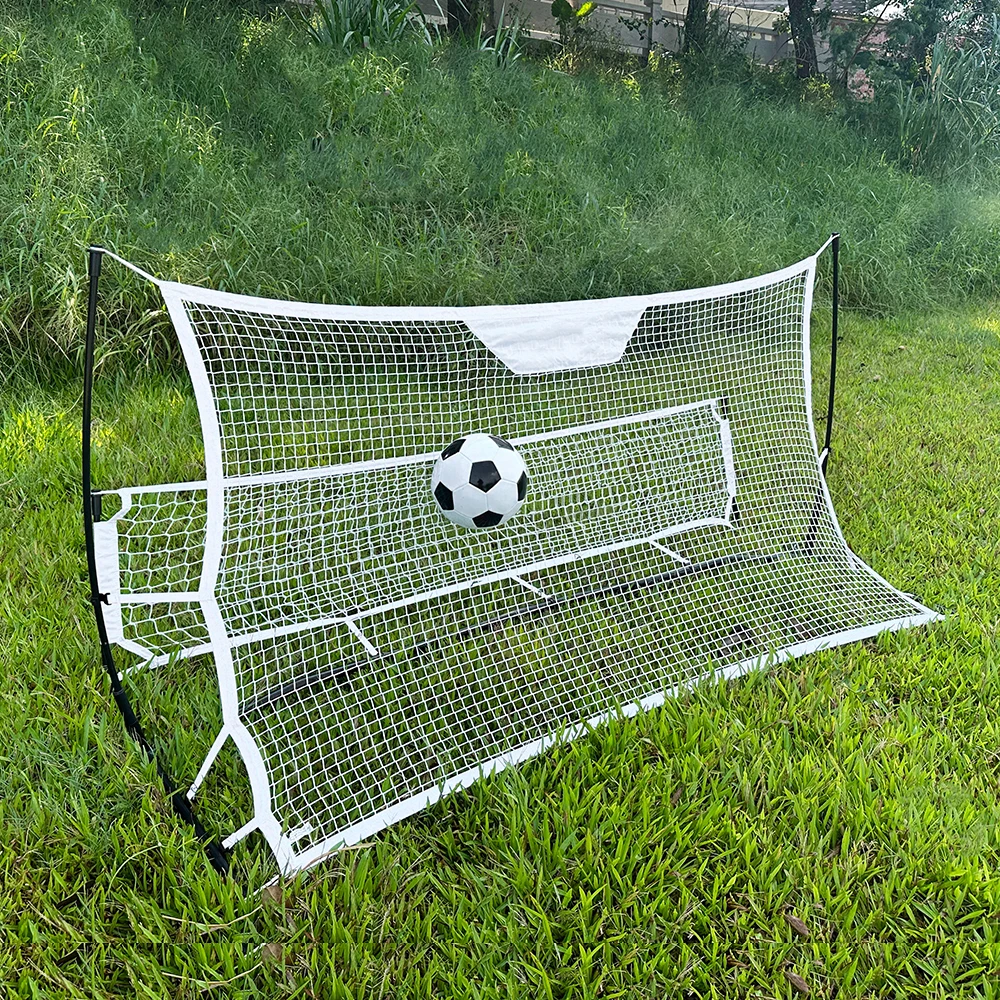 Durable Multi Functional Double Sided Training Equipment for Soccer Football Footwork Drills and Practice Soccer Rebounder Netpr