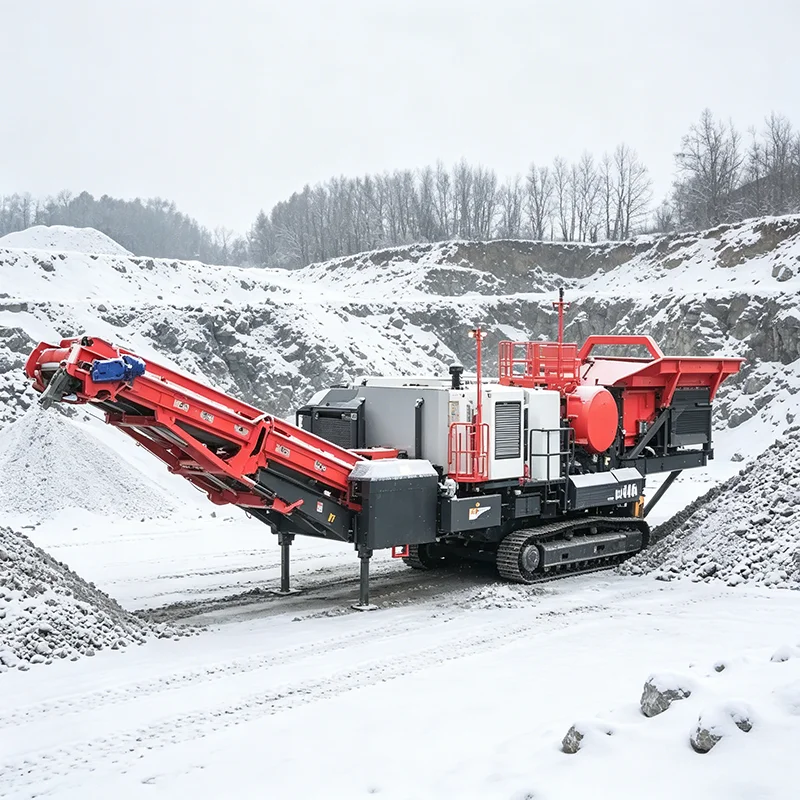 Mobile Jaw Crusher Portable Diesel For Construction Waste Recycling Brick Concrete Crushing