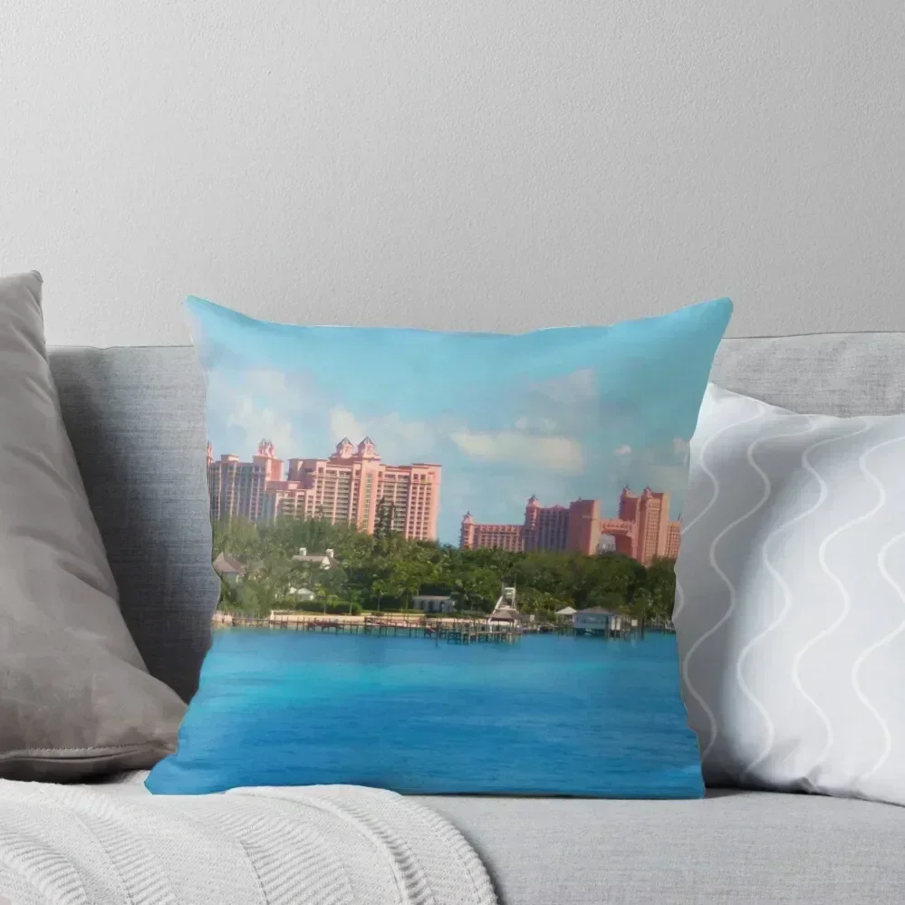 

Atlantis Paradise Island Resort, Bahamas Throw Pillow Decorative Cushions Cushion Cover Luxury pillow cover luxury pillow