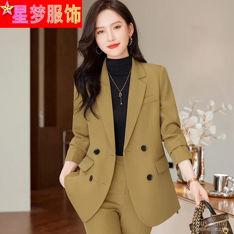 

Autumn and Winter Long Sleeves Business Wear Suit Graceful and Fashionable Formal Suit Jacket Business Manager Work Clothes Fema