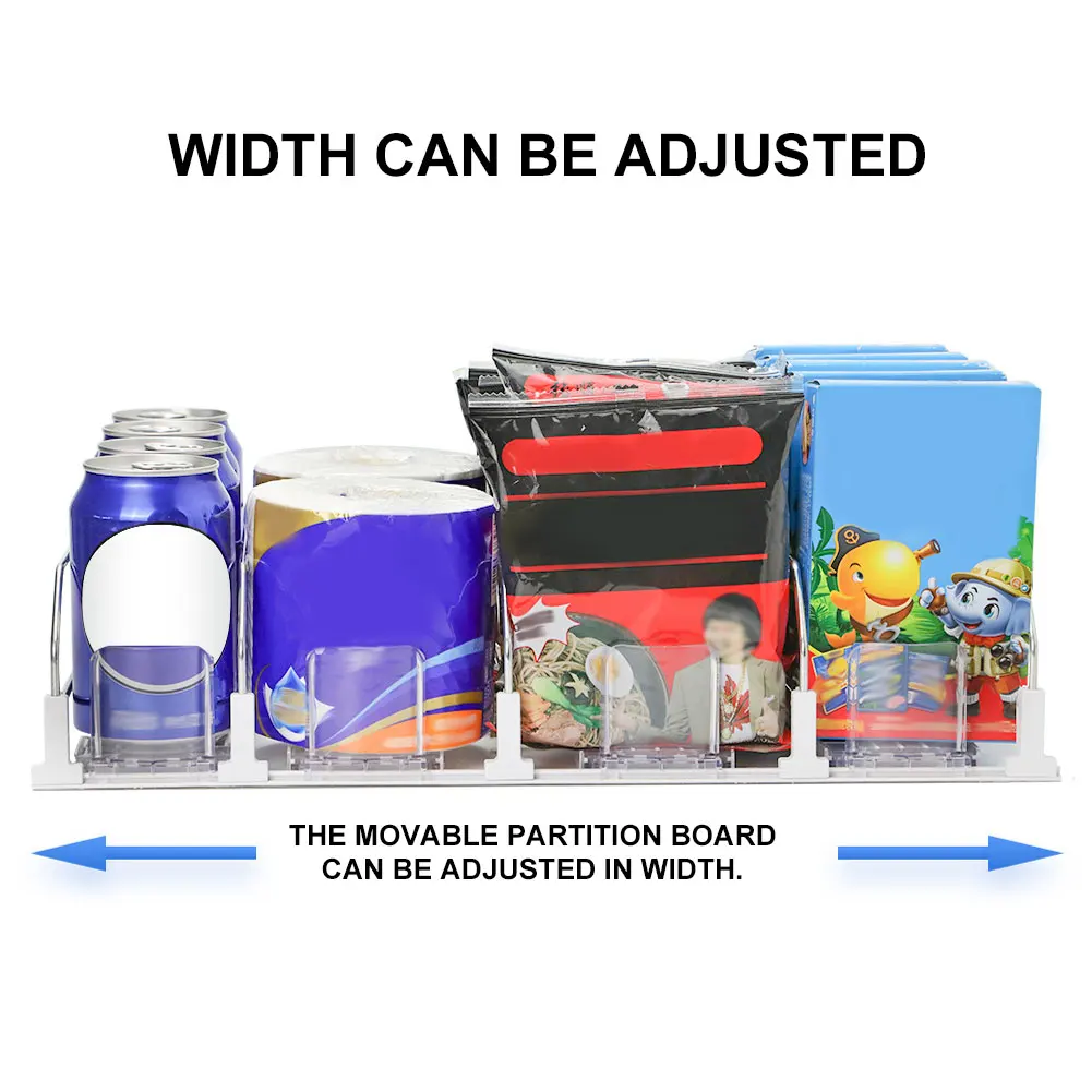 Drink Dispenser Automatic Pusher Glide Beer Bottle Beverage Organizer Drink Holder Self-Pushing Soda Can Organizer