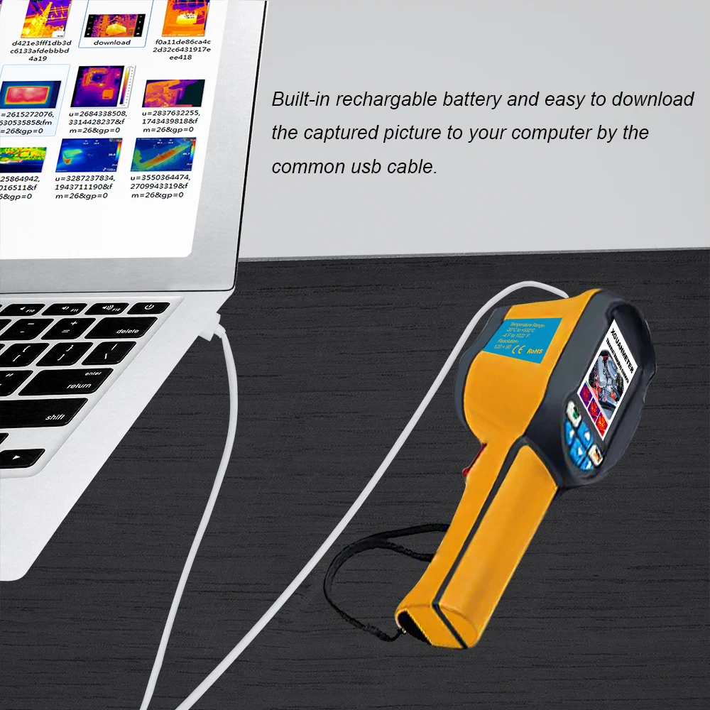 Professional Handheld Thermal Imaging Camera 2.4" XG-102 Portable Infrared Thermometer IR Thermal Imager Infrared Imaging Device