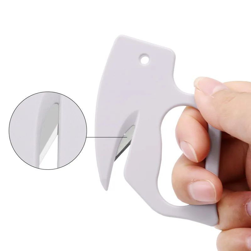 Multi-purpose animal-shaped letter opener, letter opener, paper cutting utility knife, non-embroidered steel blade, creative mod