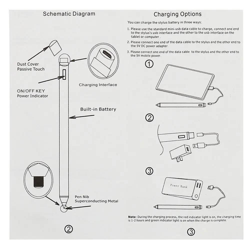 2024 New For Apple Pencil 2 iPad Pen Palm Rejection Stylus for iPad Pro Mini 6 Air 2022 2021 2020 2019 for IPhone Samsung huawei