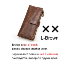 Genuine Crazy Horse Leather Wallet Men #2