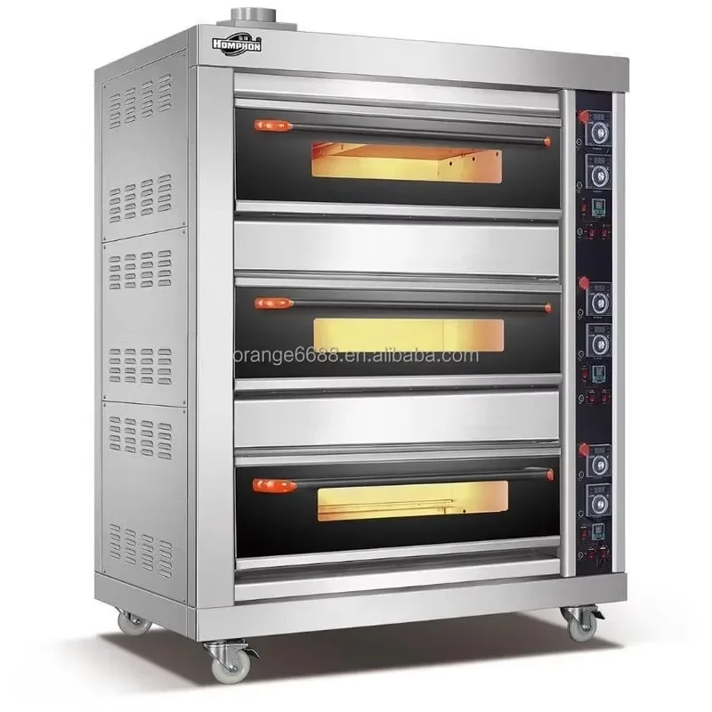 2026 Commercial Electric Deck Bread Baking Machine Bakery Oven French Bread Baking Oven Electric Bakery Equip