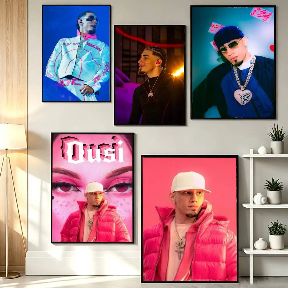 Reggaeton Aesthetic O-Omar Courtz Poster HD Self Adhesive Waterproof Wall Art Ideal for Home Office Dorm Gift