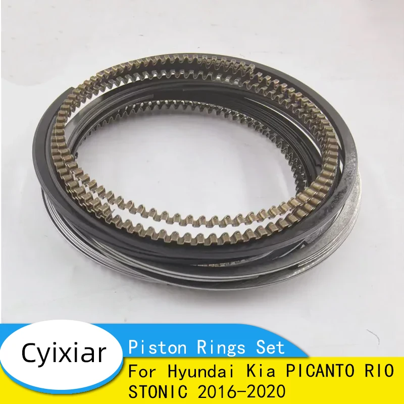 2304003223 Brand New Piston Rings Set for Hyundai Kia PICANTO RIO STONIC 2016-2020 23040-03223