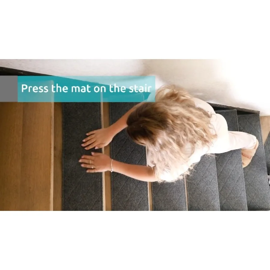 full stair coverage with multiple treads