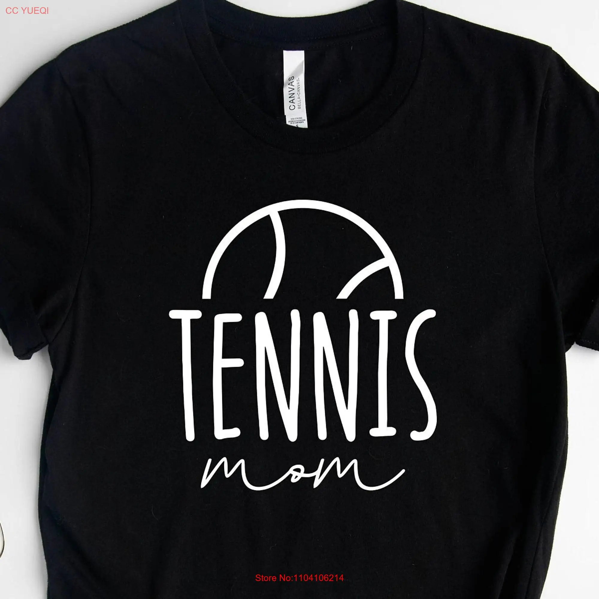 Tennis Mom T Shirt Cute s Game Day Funny SporT long or short sleeves