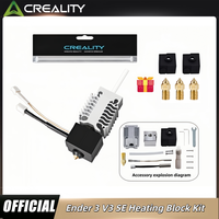 Creality Ender 3 V3 SE Hotend Kit, and Extruder Hotend Heater Block /Heatsink/Thermistor/Heating Rod Tube for Ender3 V3 SE