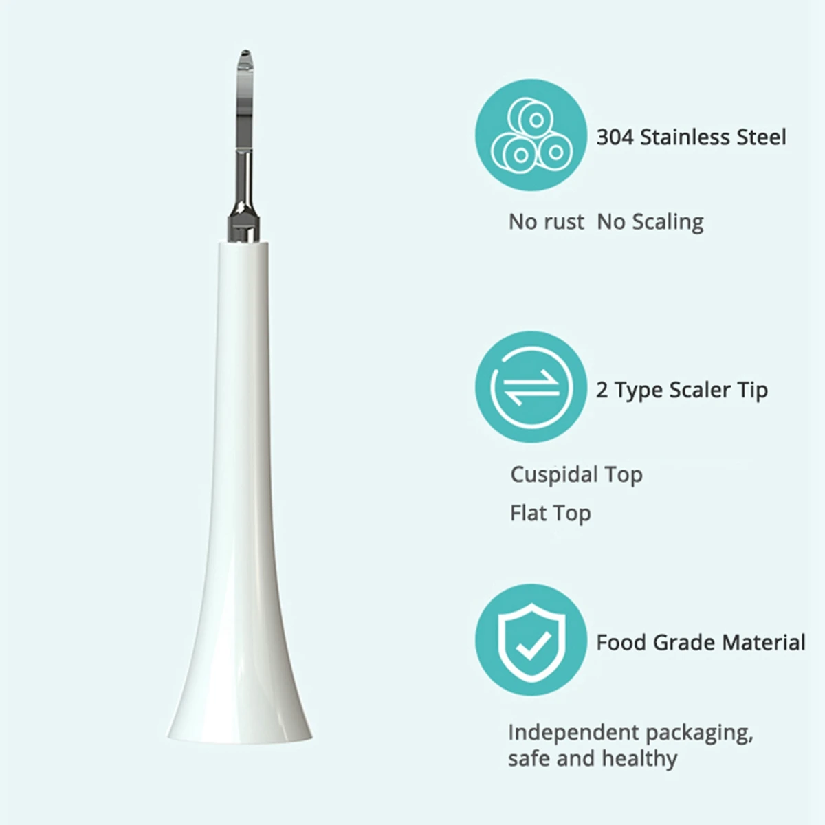 A68M-Ultrasonic Scaler Tips Handpiece With Sonic Electric Head SOOCARE Electric Facial Cleansing Brush Heads Massage Brush