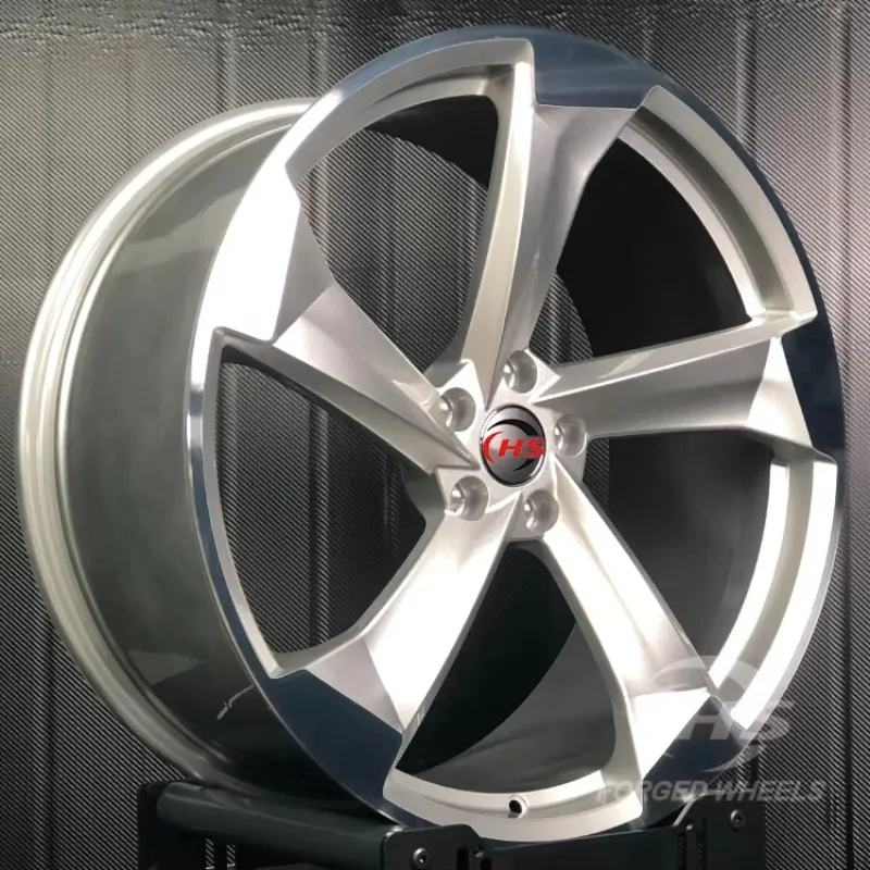 

Custom Passenger Car Forged Rims Wheels 5 Spoke Monoblock Deep Concave 18-22Inch for Audi A4 A5 A6 A7 A8 RS3/4/5 Golf Seat Leon