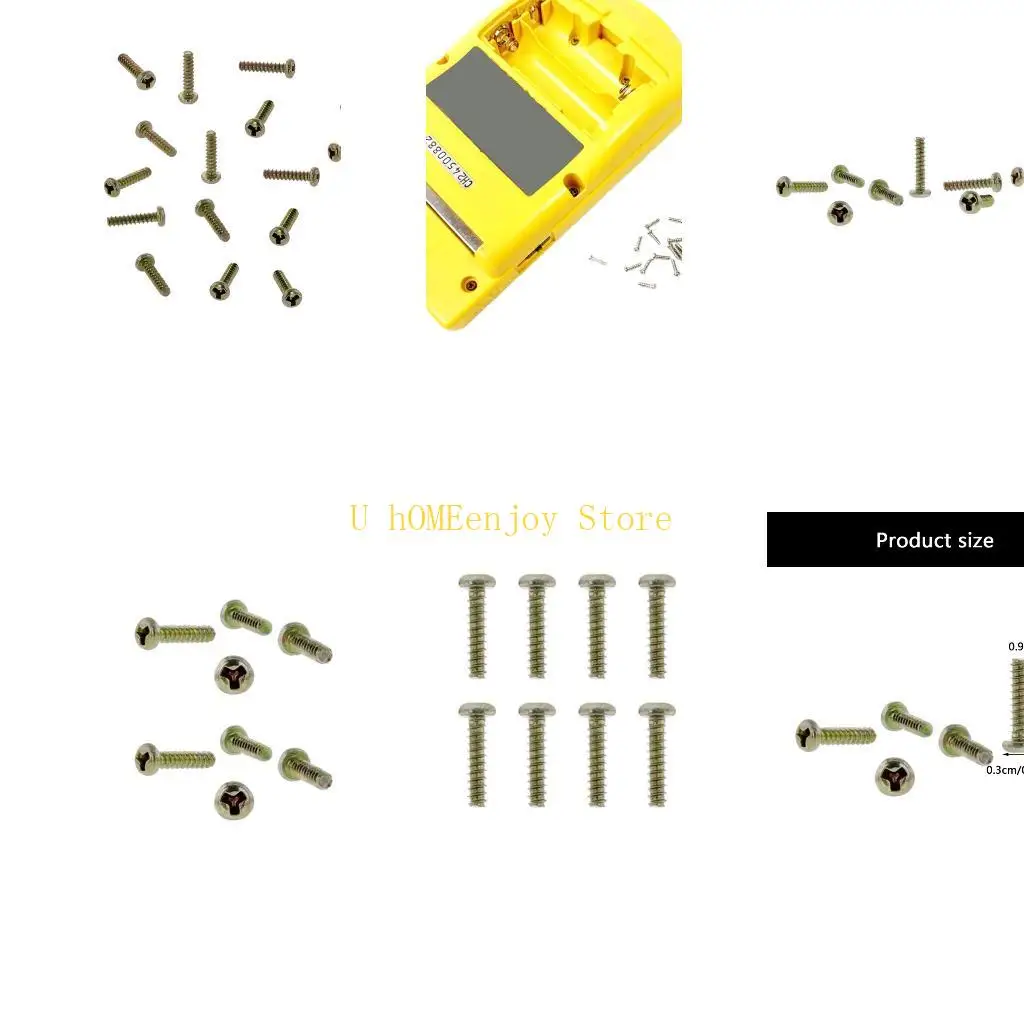 B0KF Game Console Housing Screws for Console Gaming Accessory Easy Installation