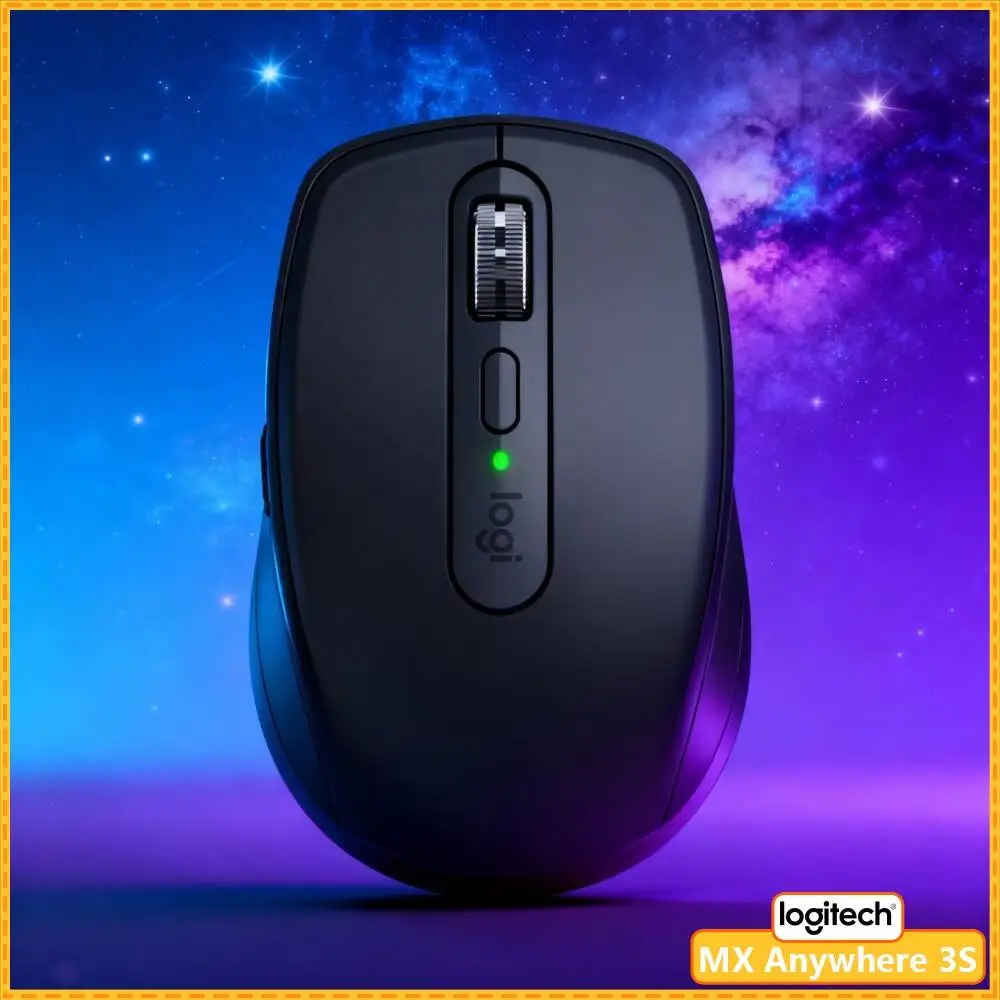 Productivity MX Anywhere 3S - 8000 DPI, MagSpeed Scroll, 3-Device Connect, Perfect for Perfume Product Presentation & Office