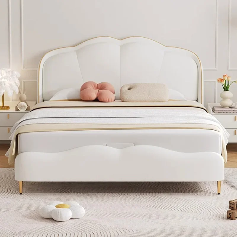 Family Girl Childrens Bed Bedroom Room Princess White Childrens Bed Floor Human Camas Moderrnas Inteligentes Home Furniture