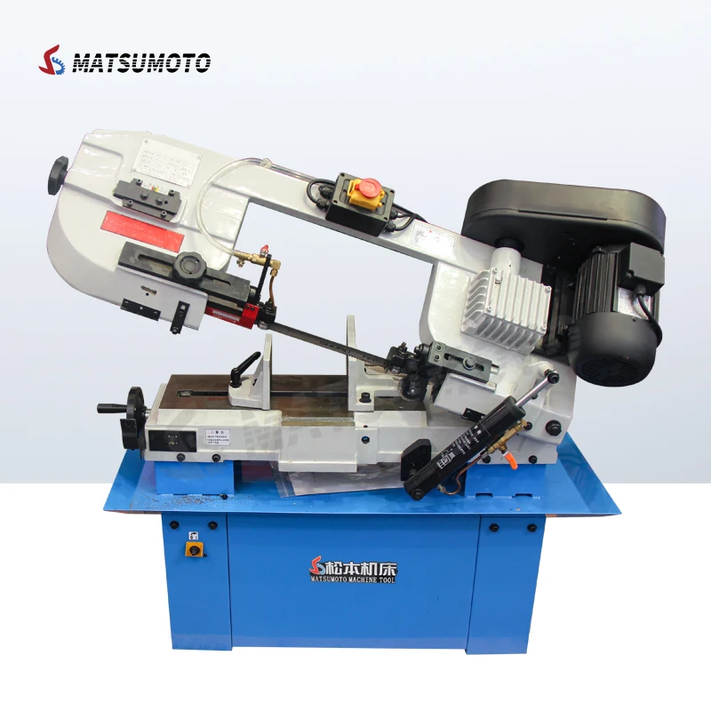 BS-712N BS-712R Cost Belt Drive Horizontal Metal Cutting Bend Band Saw Machine for Metal