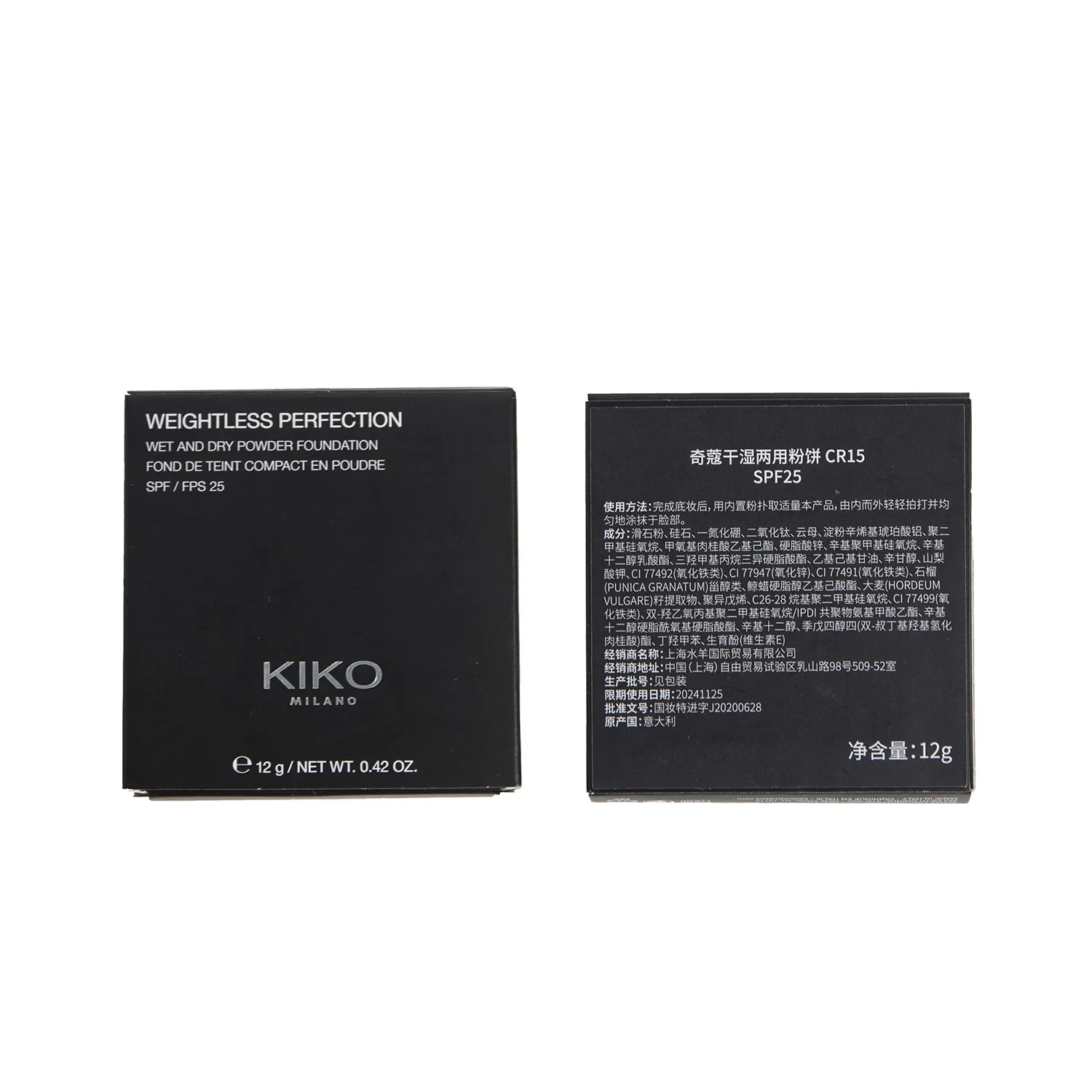 KIKO MAKEUP 페이스 세팅 파우더, 미네랄 파운데이션 오일 컨트롤, 매트 스무스 피니쉬 컨실러, 메이크업 프레스 파우더, 3 색