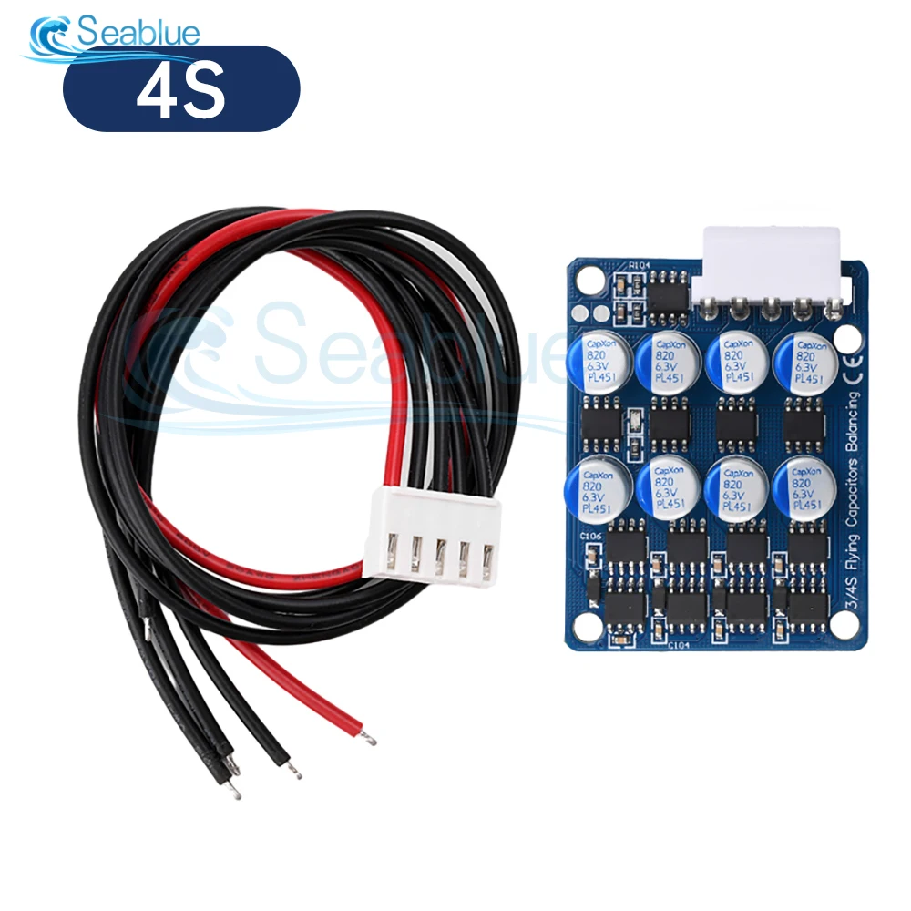 3A Balance Li-ion Lifepo4 LTO Bateria litowa Aktywny korektor Balancer Board Kondensator 4S 6S 8S BMS Samochód elektryczny Pamięć energii