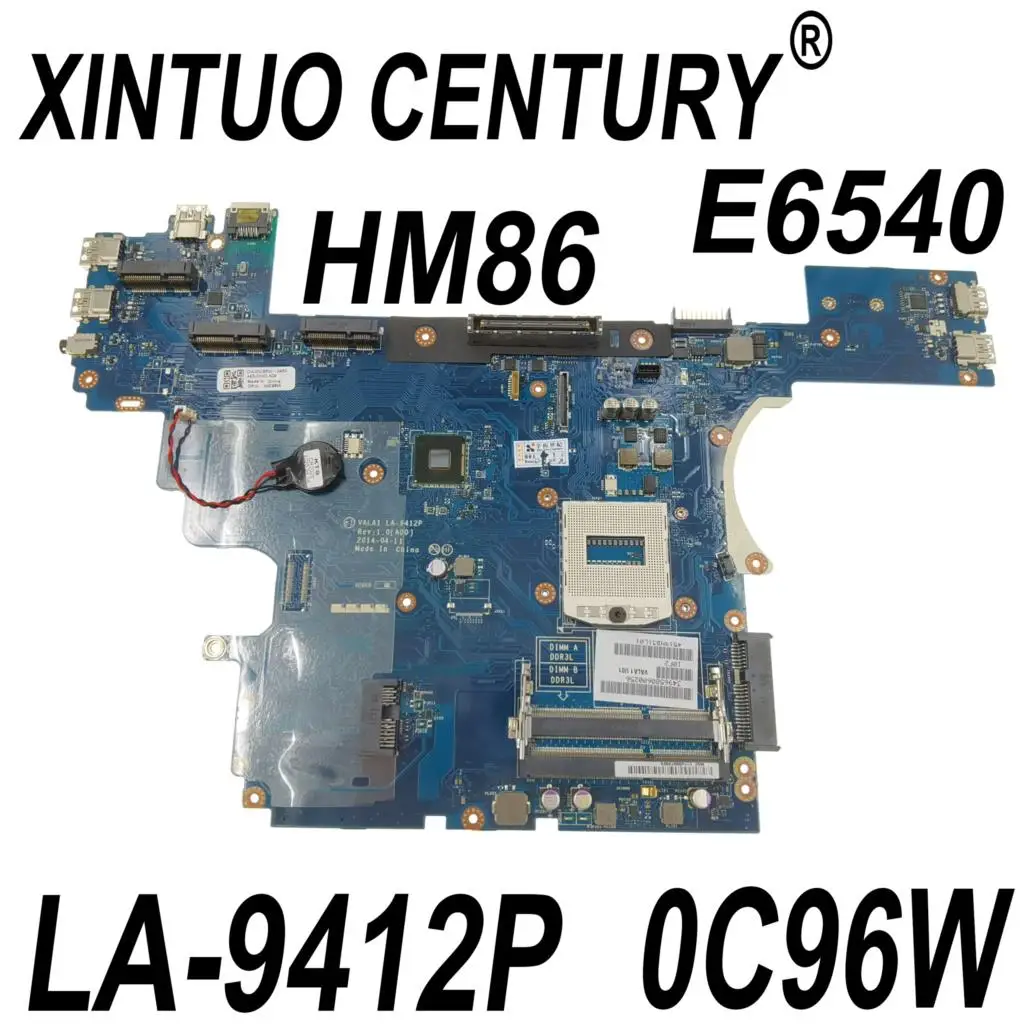 

CN-0C96W 00C96W 0C96W PC Motherboard for Dell Latitude E6540 Motherboard VALA1 LA-9412P HM87 DDR3 100% Test Work