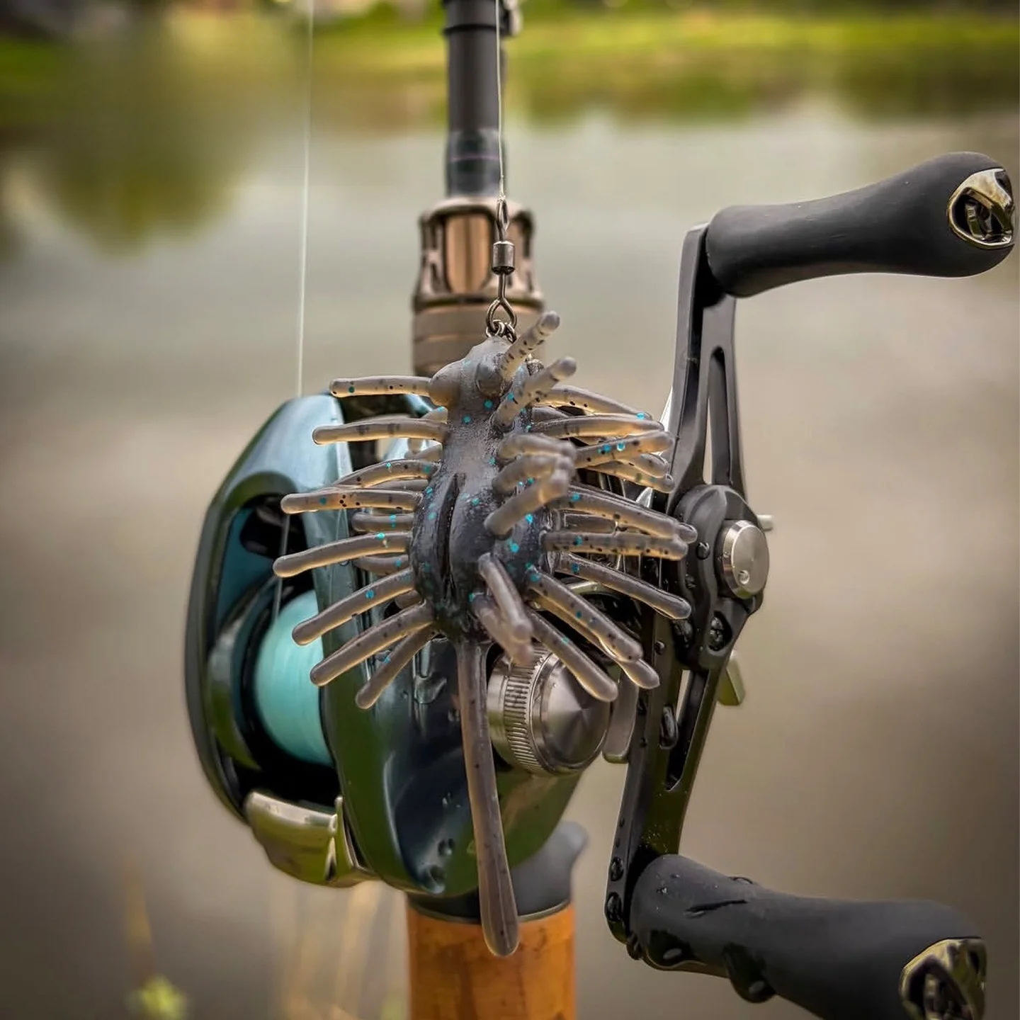 Isca Artificial TIEMCO Wild HARI NEMIZU em Formato de Ouriço, Flutuante, para Pesca de Robalo com Texas Rig em Lagos, Açudes ...