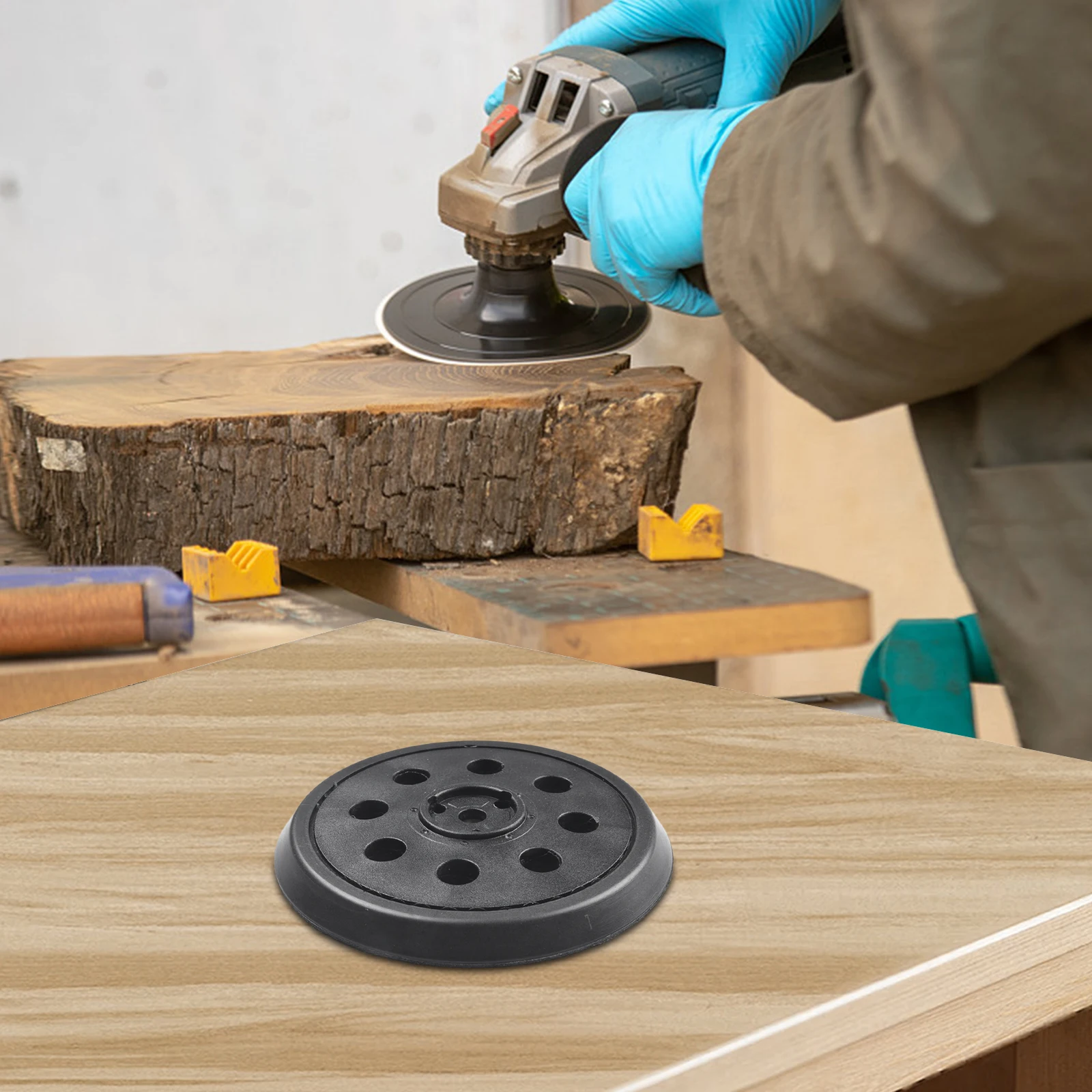 

1 шт. опорная подошва для абразивных дисков, полировальные насадки для электроинструментов, резиновая опорная подошва для шлифовальных и полировальных машин Bosch моделей RS032 и RS031