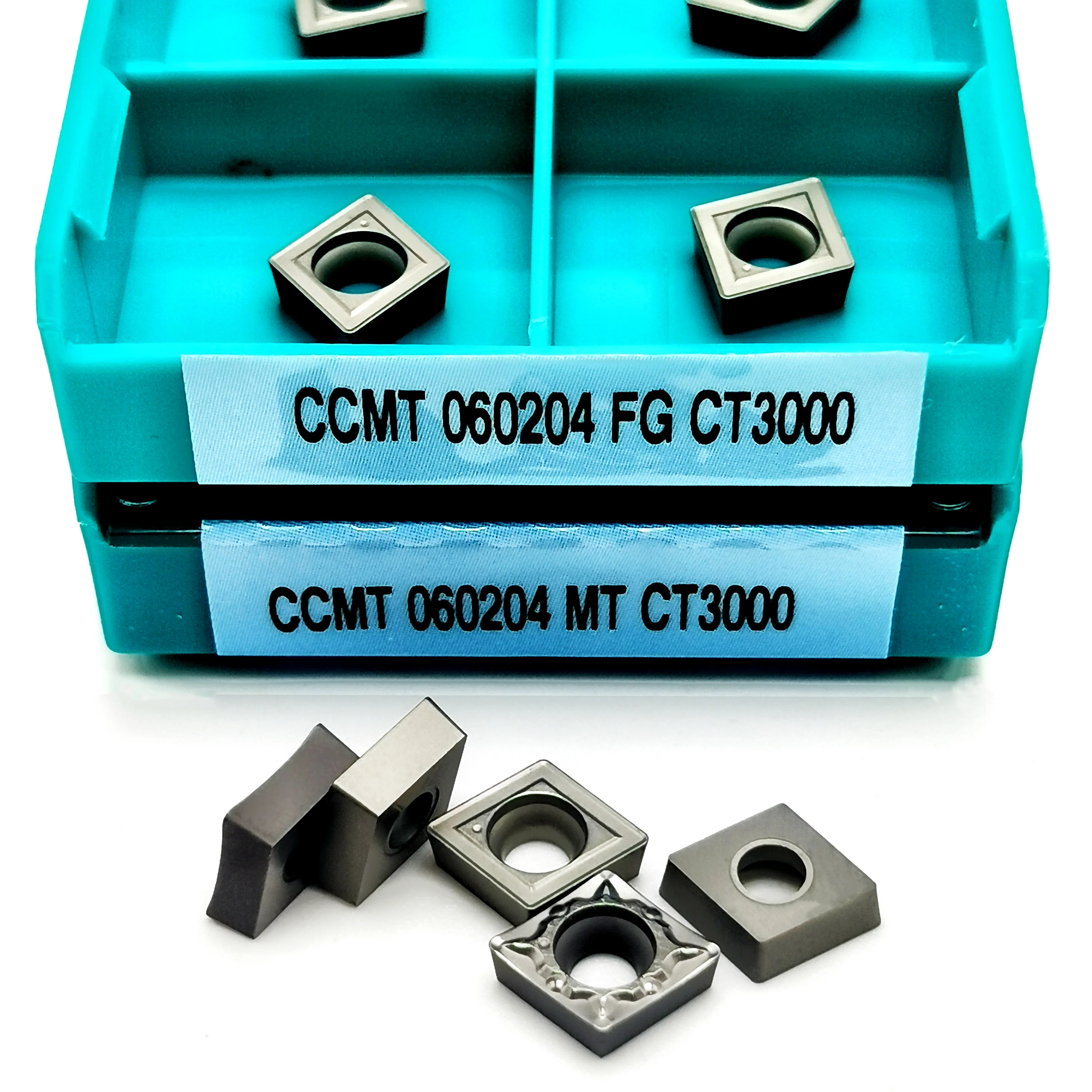 CCMT060204 MT/ FG CT3000 أداة تحول باستخدام الحاسب الآلي عالية الجودة أسطواني تحول أداة الأصلي السيراميك الصف كربيد تحول أداة
