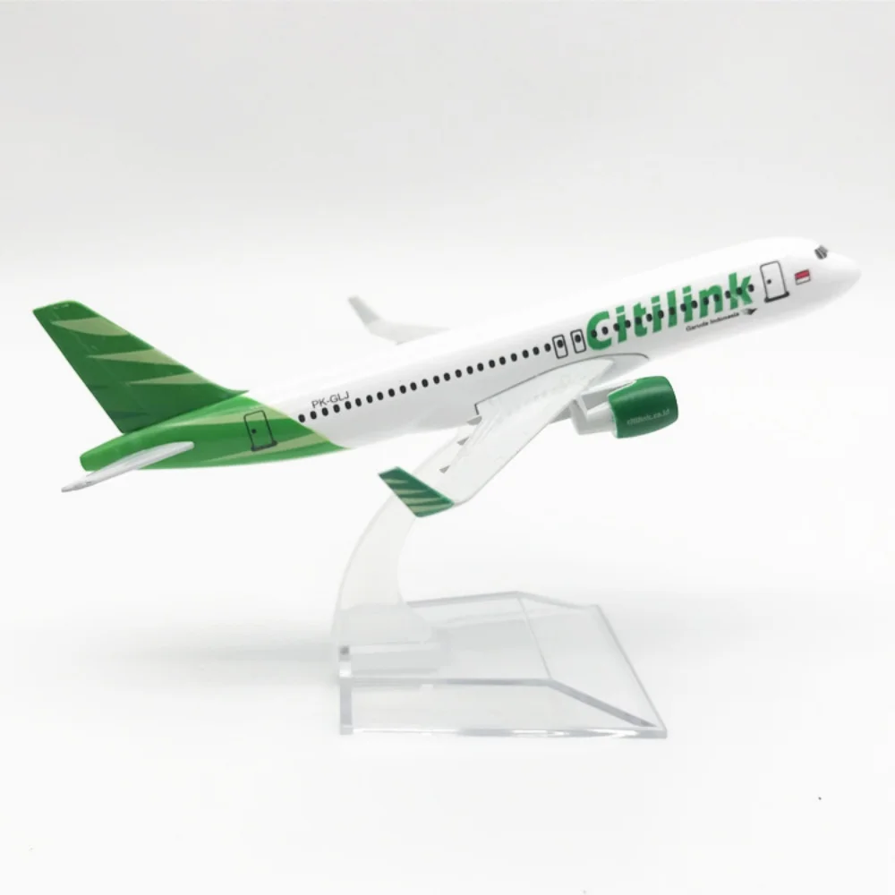 1/400 مقياس 16 سنتيمتر اندونيسيا Citilink الخطوط الجوية B747 محاكاة سبيكة الركاب نموذج طائرة يموت الصب طائرة الهوايات جمع