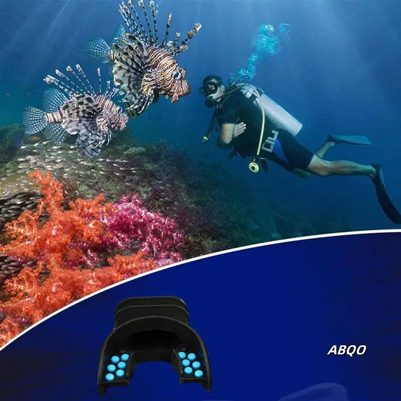 

20X Snorkel Mouthpiece Regulator Diving Mouthpiece Universal Accessory Replacement Scuba Silicone Respirator Blue