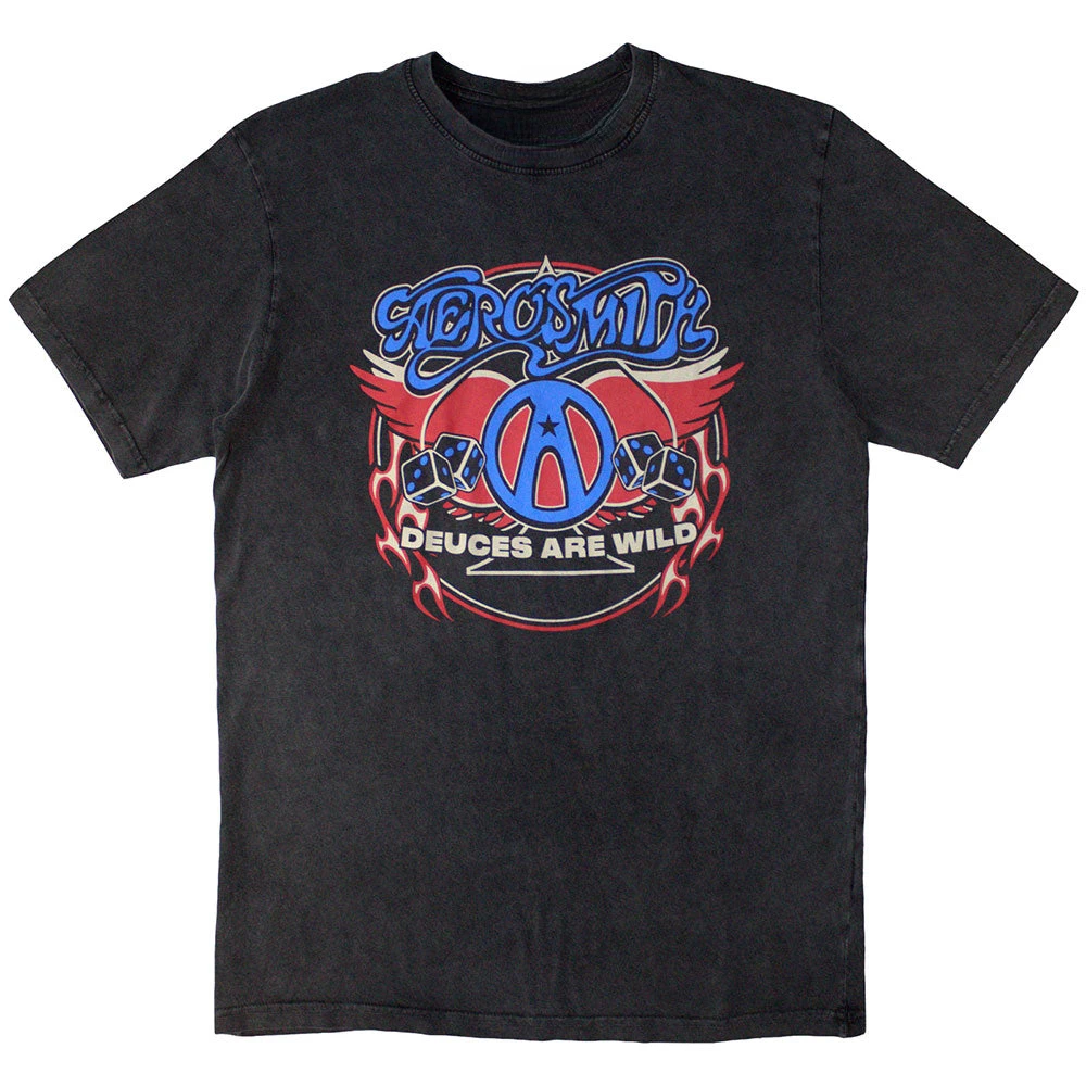 Vintage Logo Aerosmith Band T-Shirt Baumwolle Grafik-T-Shirt Herren Damen Sommer Streetwear – Detail 4